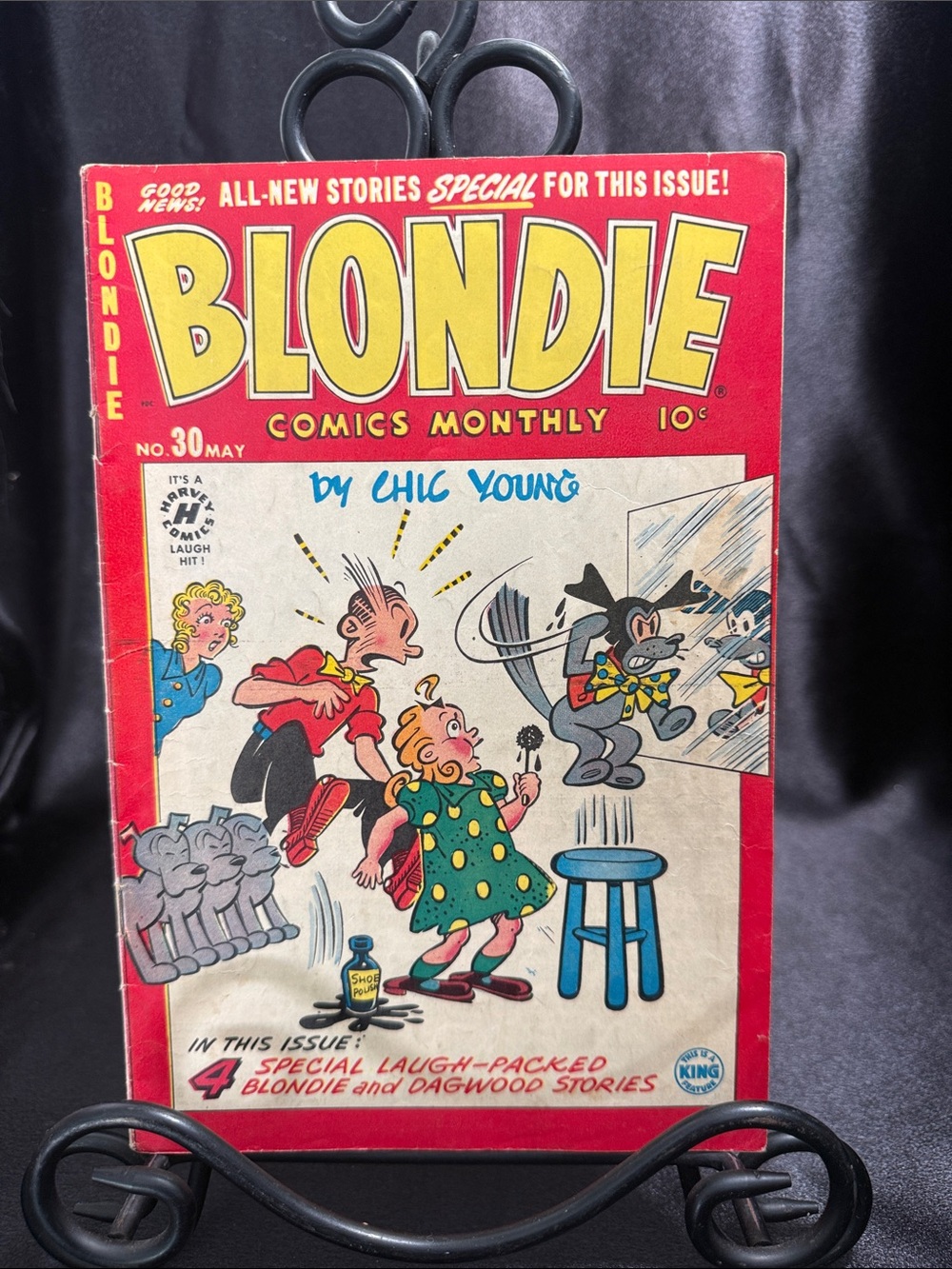 Blondie Comics Monthly by Chic Young Harvey Comics Golden Age